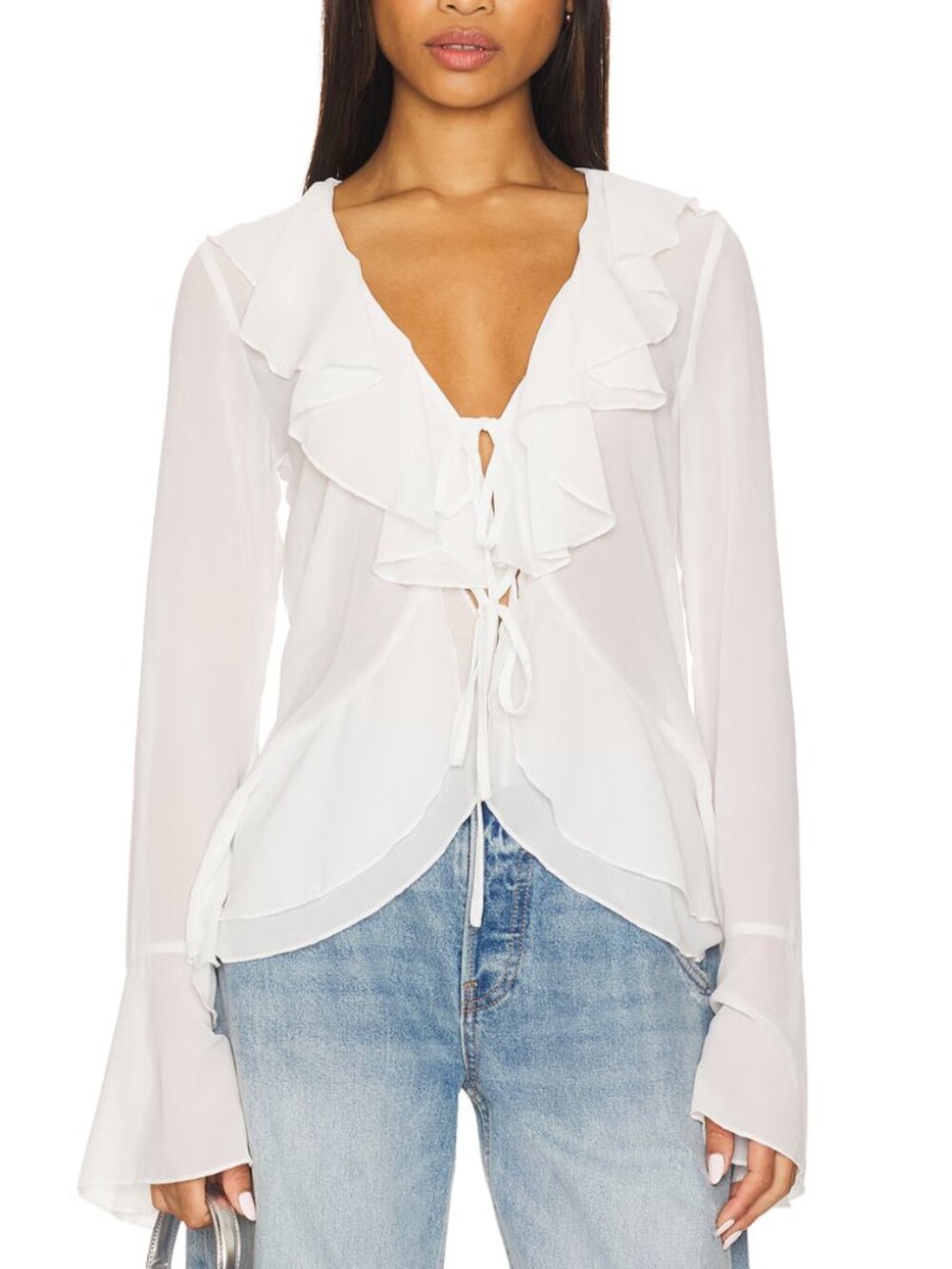NEW Revolve MORE TO COME Alisa Top in Ivory